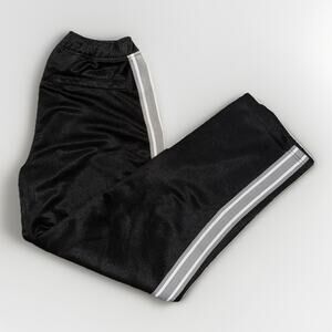 Urban Outfitters Black Striped Pleated Track Pants Men’s Large 34x32 Retro Y2K